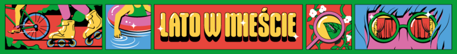 lato w mieście baner
